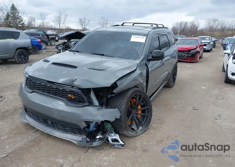 2023 Dodge Durango Hemi Orange Awd z USA, uszkodzony, nr VIN 1C4SDJCT4PC611487